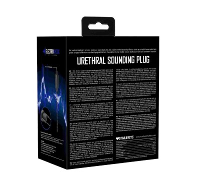 Elektrostymulator BDSM Vibrating Urethral Sounding - Black